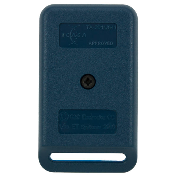 ET Blue 2 button dual code remote transmitter