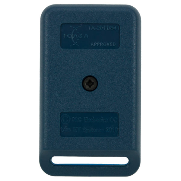ET Blue 2 button dual code remote transmitter