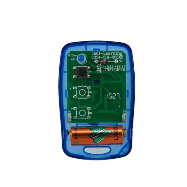 Griffon 1 button transparent blue 403mHz remote transmitter