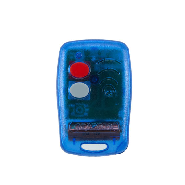 Griffon 2 button transparent blue 403mHz remote transmitter