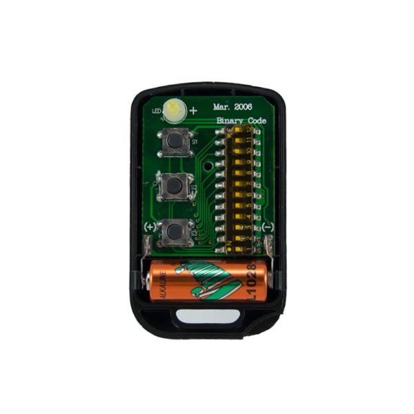 Griffon 3 button remote transmitter 12 switches binary 433