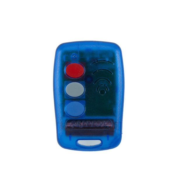 Griffon 3 button transparent blue 403mHz remote transmitter