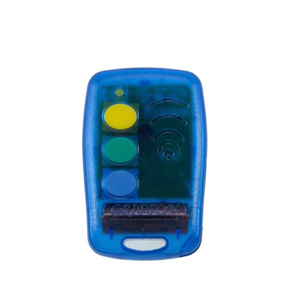 Griffon 3 button transparent blue 433mHz remote transmitter