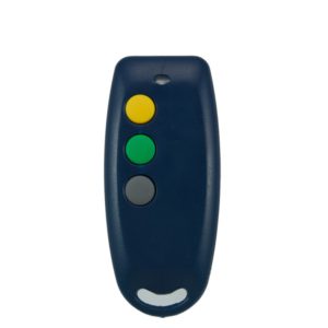 QTron 433mhz blue and grey 3 button remote transmitter
