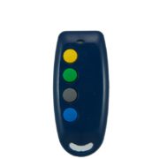 QTron 433mhz blue and grey 4 button remote transmitter