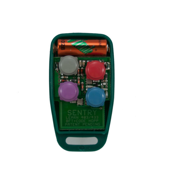Sentry 4 button 403 and 433mHz remote transmitter