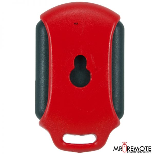 Red Centurion classic 1 button remote transmitter back