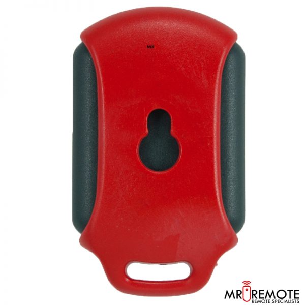 Red Centurion classic 3 button remote transmitter back