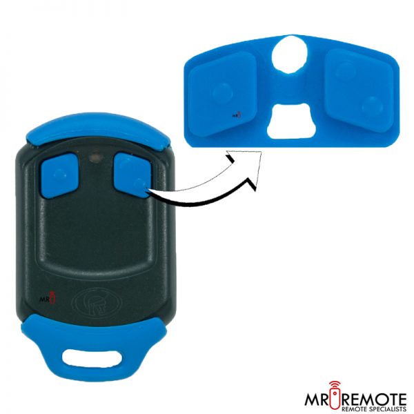 Centurion spare 2 button remote rubber blue