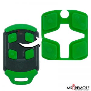 Centurion spare 4 button remote rubber green