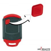 Centurion spare 1 button remote rubber red