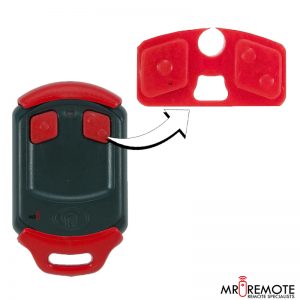 Centurion spare 2 button remote rubber red