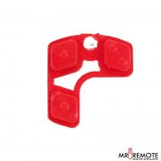 Centurion spare 3 button remote rubber red